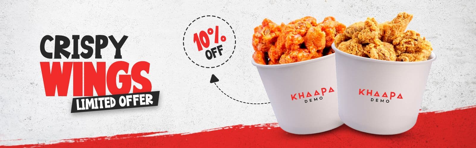 Crispy wings Crispy wings limited offer 10% off